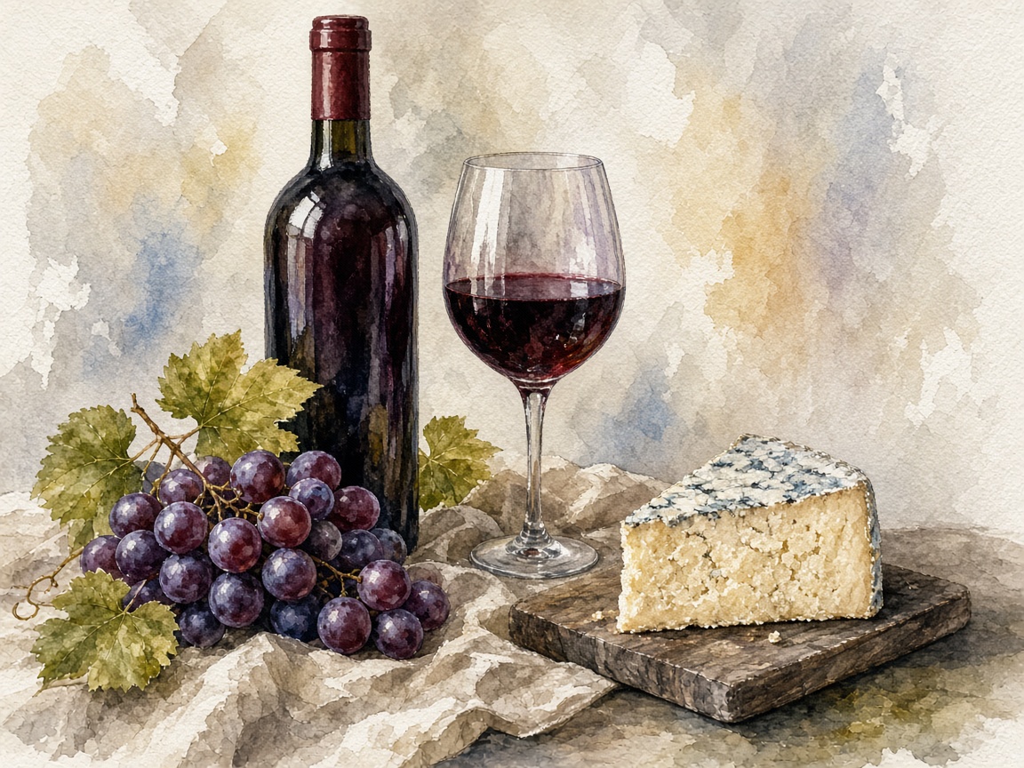 Bottiglia di vino a freddo