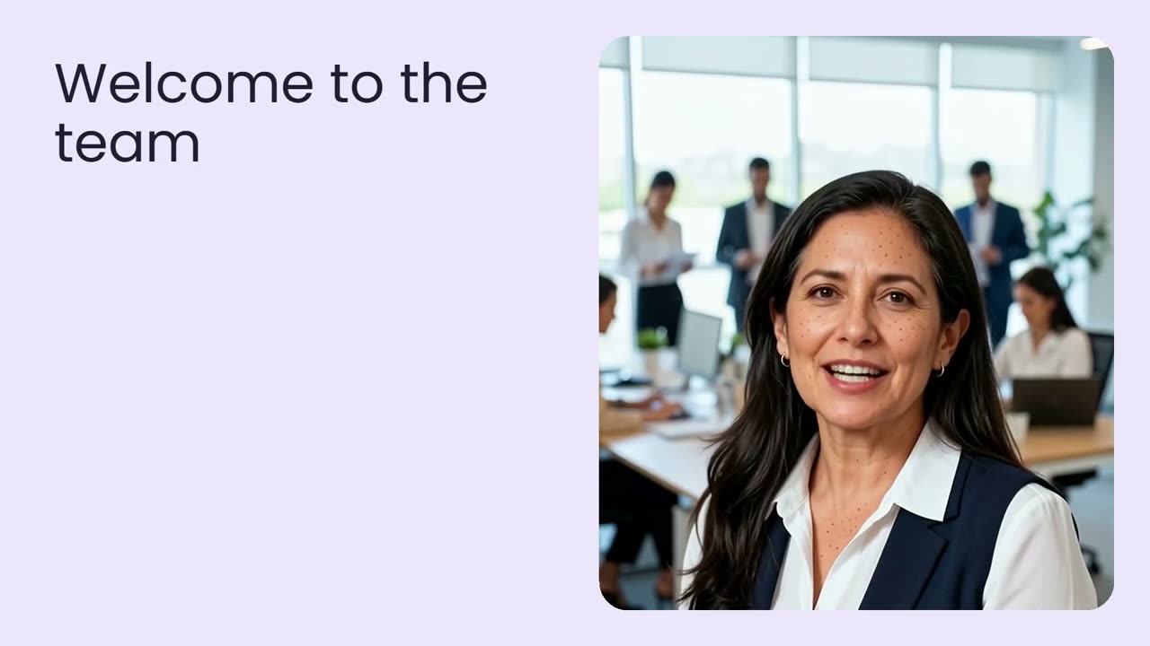 New Starter Onboarding Video